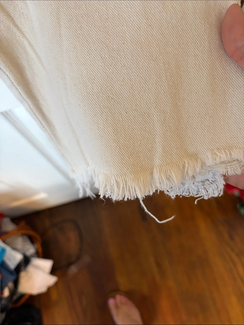 POL Beige Straight-Leg Jeans with Lace Side Panels - Picture 5 of 5